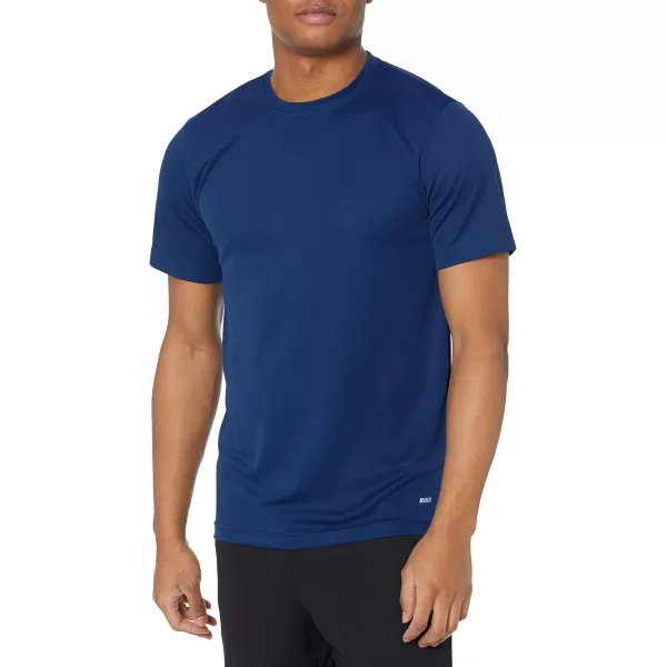 Amazon Essentials Mens Active Performance Tech TShirt Available in Big ampamp Tall Pack of 2OrangeNavy