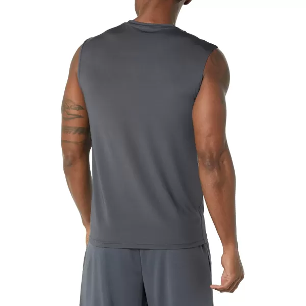 Amazon Essentials Mens Active Tech Stretch Workout Tank BaselayerCharcoal