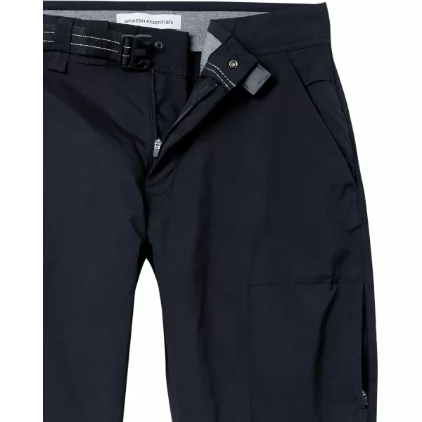 Amazon Essentials Mens Belted Moisture Wicking Hiking PantBlack