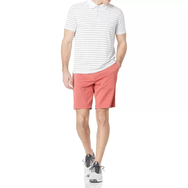 Amazon Essentials Mens ClassicFit Stretch Golf Short Available in Big ampamp TallWashed Red