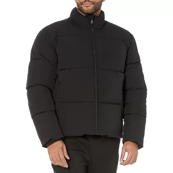 Amazon Essentials Mens Mock Neck Puffer Available in Big ampamp TallBlack