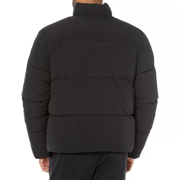 Amazon Essentials Mens Mock Neck Puffer Available in Big ampamp TallBlack