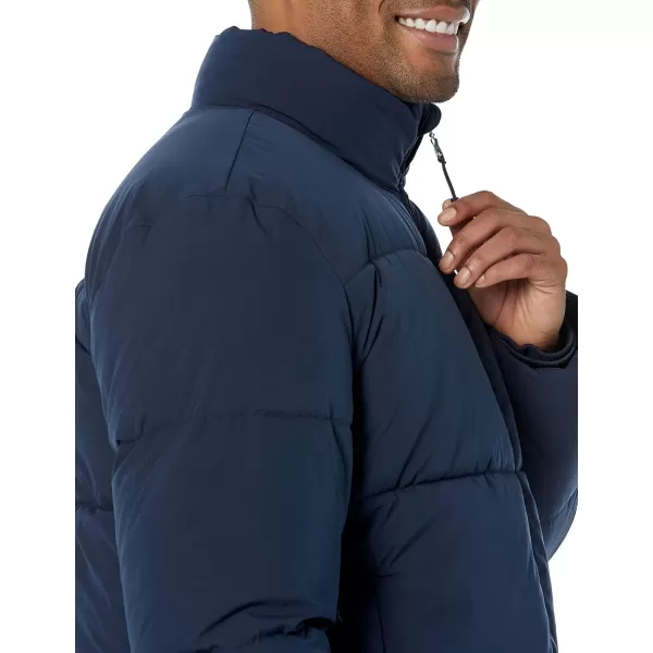 Amazon Essentials Mens Mock Neck Puffer Available in Big ampamp TallNavy