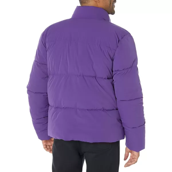 Amazon Essentials Mens Mock Neck Puffer Available in Big ampamp TallPurple