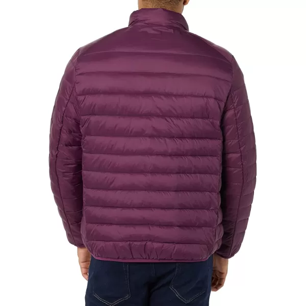 Amazon Essentials Mens Packable Lightweight WaterResistant Puffer Jacket Available in Big ampamp TallDark Purple