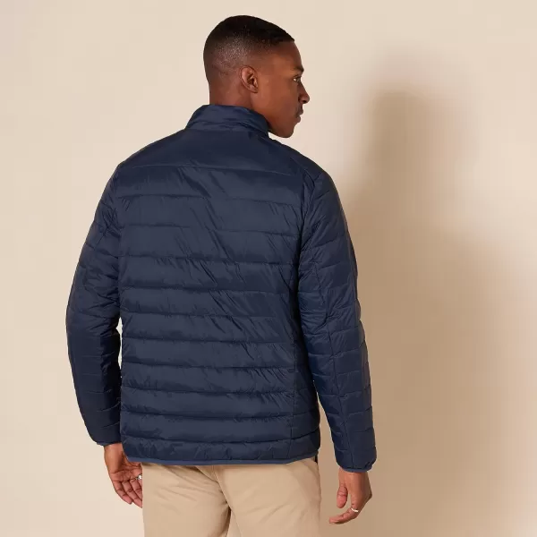 Amazon Essentials Mens Packable Lightweight WaterResistant Puffer Jacket Available in Big ampamp TallNavy