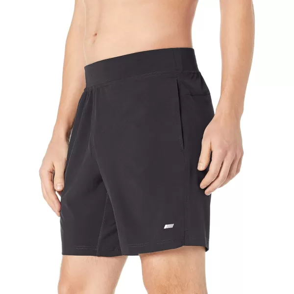Amazon Essentials Mens Performance Stretch Woven 7quot Training ShortBlack