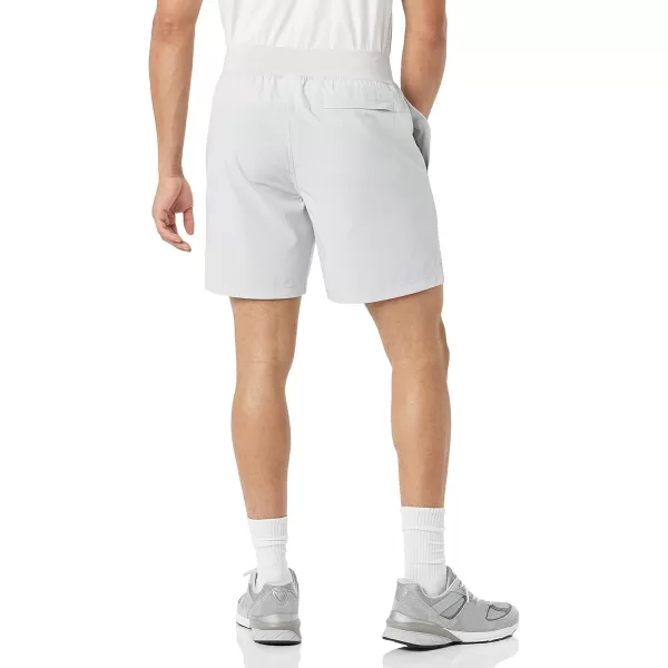 Amazon Essentials Mens Performance Stretch Woven 7quot Training ShortLight Grey
