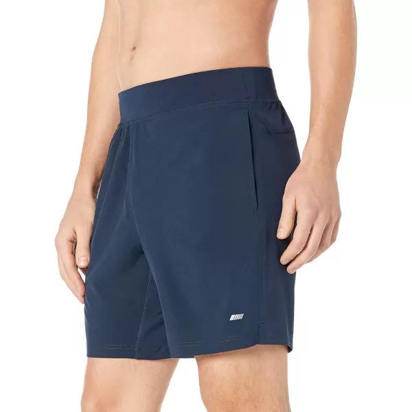 Amazon Essentials Mens Performance Stretch Woven 7quot Training ShortNavy