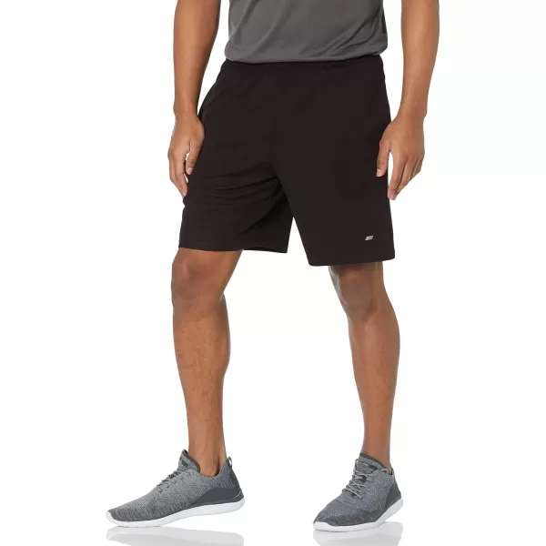 Amazon Essentials Mens Performance Tech LooseFit Lightweight Shorts Available in Big ampamp Tall Pack of 2BlackDark Grey