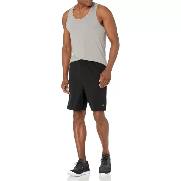 Amazon Essentials Mens Performance Tech LooseFit Lightweight Shorts Available in Big ampamp Tall Pack of 2BlackRoyal Blue