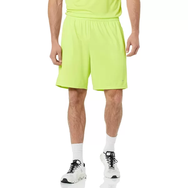 Amazon Essentials Mens Performance Tech LooseFit Lightweight Shorts Available in Big ampamp Tall Pack of 2BlueNeon Lime Green