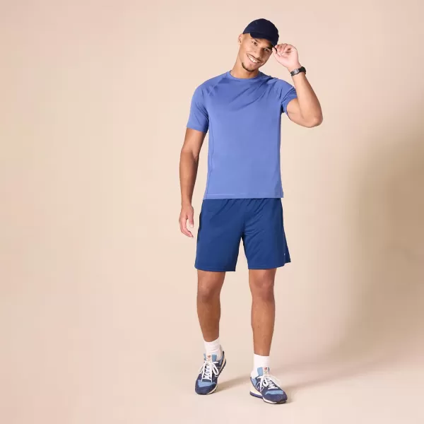 Amazon Essentials Mens Performance Tech LooseFit Lightweight Shorts Available in Big ampamp Tall Pack of 2BurgundyNavy