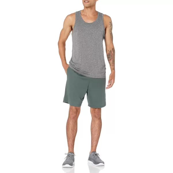 Amazon Essentials Mens Tech Stretch Tank TopBlack Heather