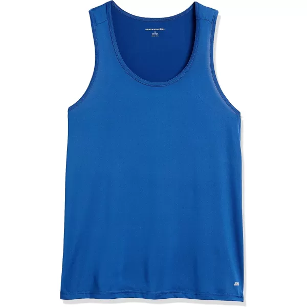 Amazon Essentials Mens Tech Stretch Tank TopBright Blue