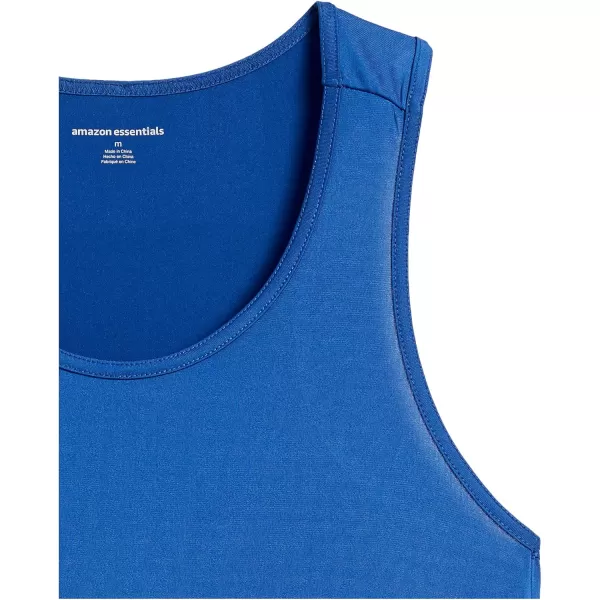 Amazon Essentials Mens Tech Stretch Tank TopBright Blue
