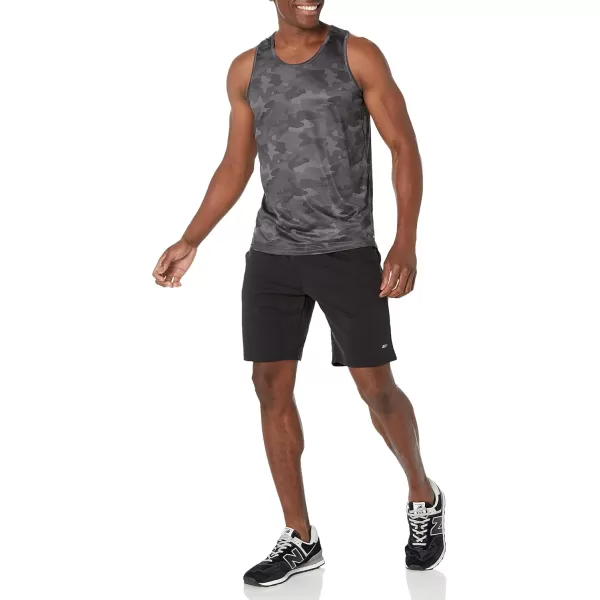 Amazon Essentials Mens Tech Stretch Tank TopCharcoal Camo