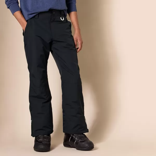 Amazon Essentials mens WaterResistant Insulated Snowboard Snow PantBlack