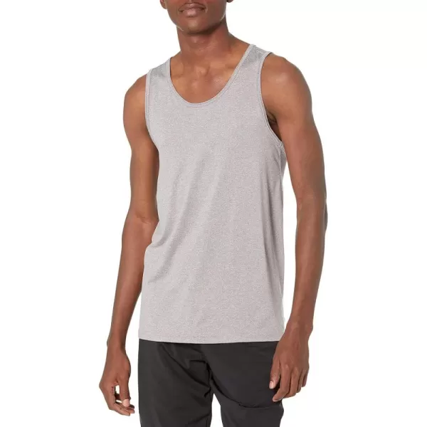 Amazon Essentials Mens Tech Stretch Tank TopLight Grey Heather