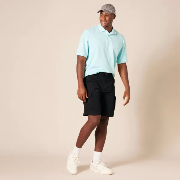 imageAmazon Essentials Mens ClassicFit Cargo Short Available in Big ampamp TallBlack