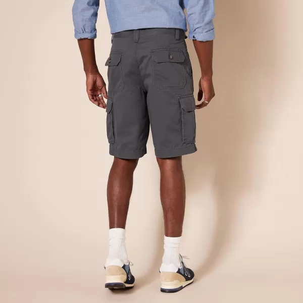 imageAmazon Essentials Mens ClassicFit Cargo Short Available in Big ampamp TallGrey