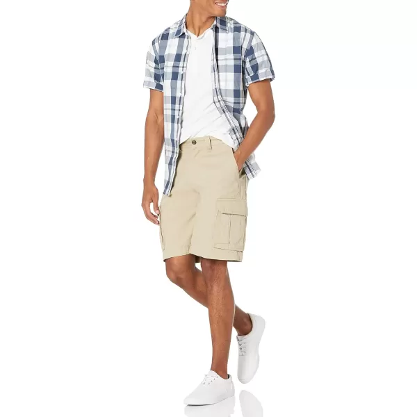 imageAmazon Essentials Mens ClassicFit Cargo Short Available in Big ampamp TallKhaki Brown