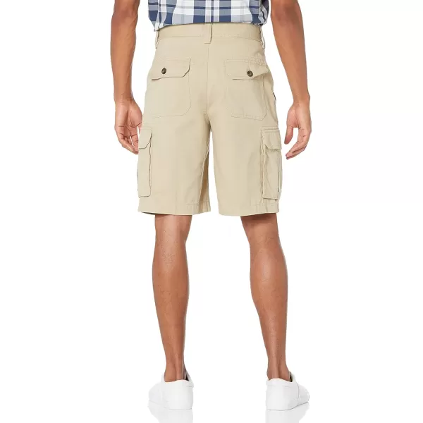 imageAmazon Essentials Mens ClassicFit Cargo Short Available in Big ampamp TallKhaki Tan