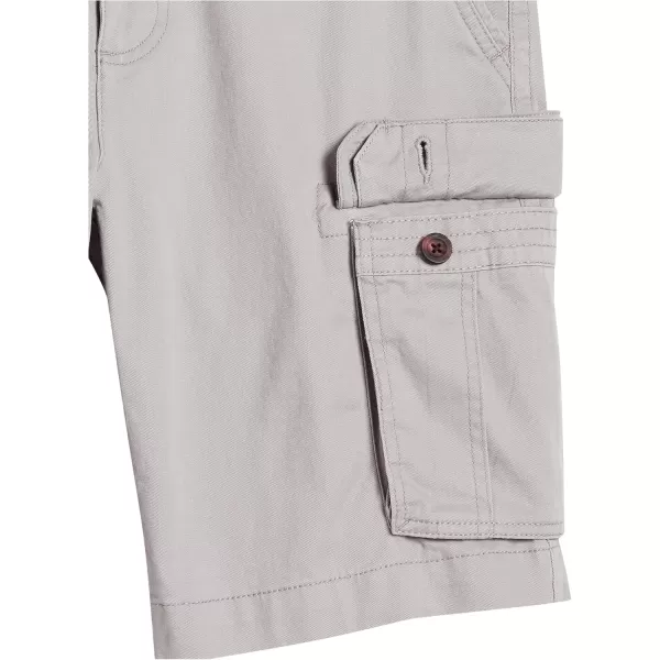 imageAmazon Essentials Mens ClassicFit Cargo Short Available in Big ampamp TallLight Grey