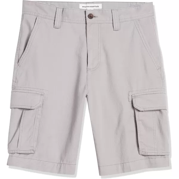 imageAmazon Essentials Mens ClassicFit Cargo Short Available in Big ampamp TallLight Grey