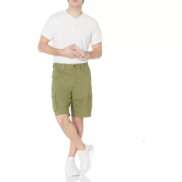 imageAmazon Essentials Mens ClassicFit Cargo Short Available in Big ampamp TallLight Olive