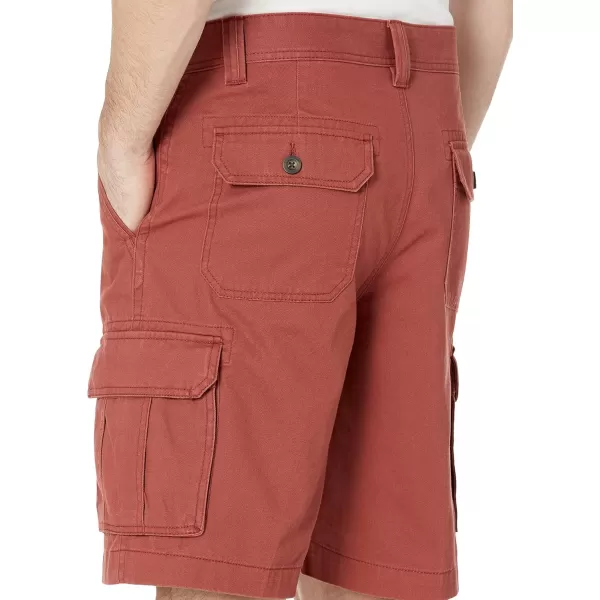 imageAmazon Essentials Mens ClassicFit Cargo Short Available in Big ampamp TallRust