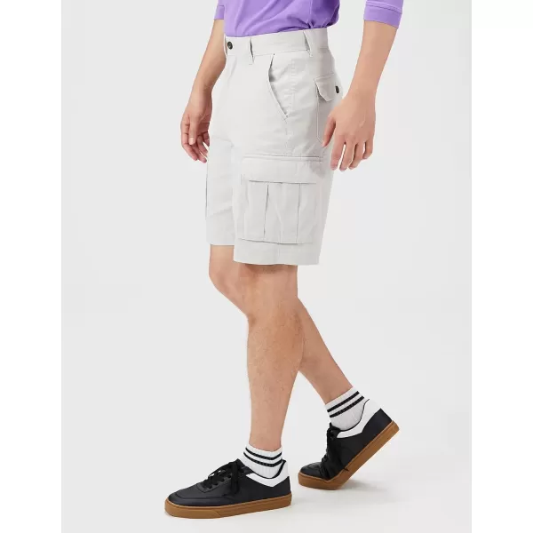 imageAmazon Essentials Mens ClassicFit Cargo Short Available in Big ampamp TallSilver