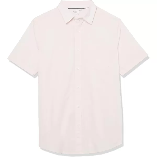 imageAmazon Essentials Mens ShortSleeve Stretch Poplin Shirt Available in Big ampamp TallPink