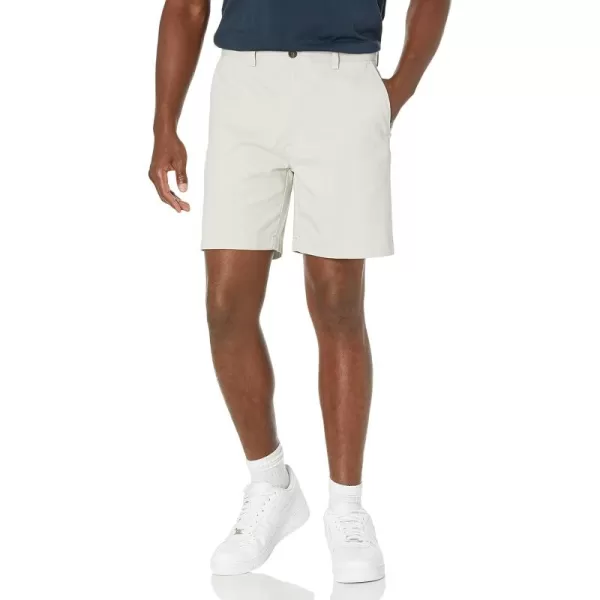 imageAmazon Essentials Mens ClassicFit 7quot Chino ShortSilver