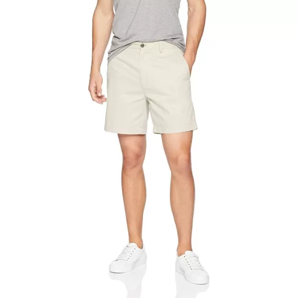 imageAmazon Essentials Mens ClassicFit 7quot Chino ShortStone