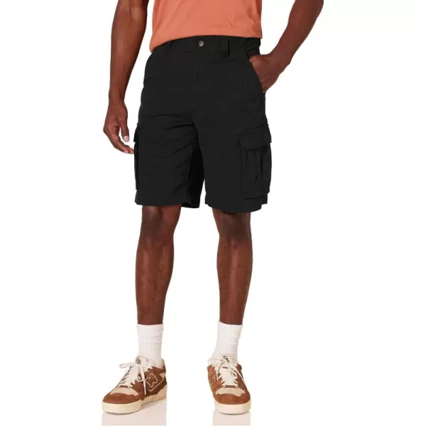 imageAmazon Essentials Mens ClassicFit Cargo Short Available in Big ampamp TallBlack