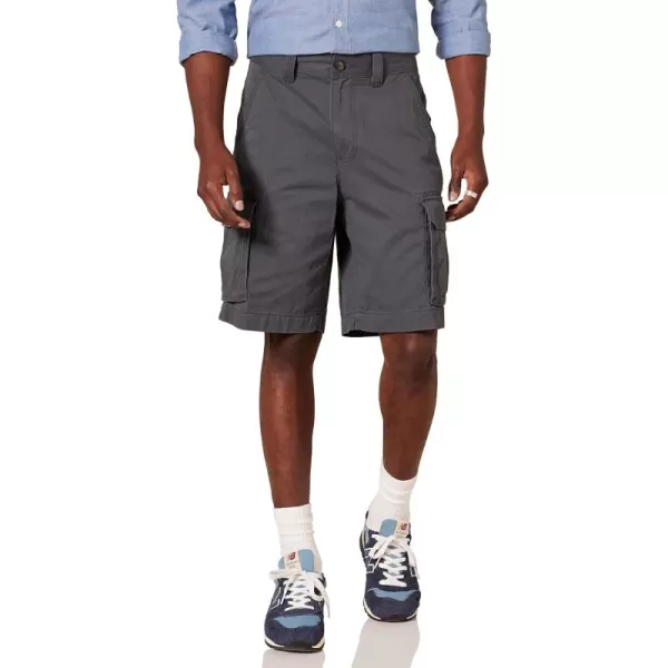 imageAmazon Essentials Mens ClassicFit Cargo Short Available in Big ampamp TallGrey