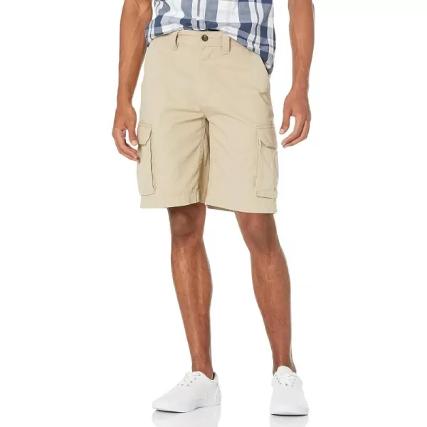 imageAmazon Essentials Mens ClassicFit Cargo Short Available in Big ampamp TallKhaki Brown