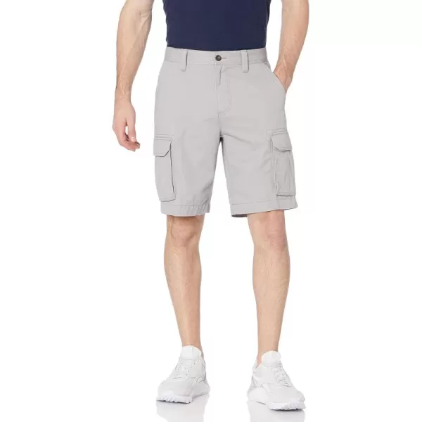 imageAmazon Essentials Mens ClassicFit Cargo Short Available in Big ampamp TallLight Grey