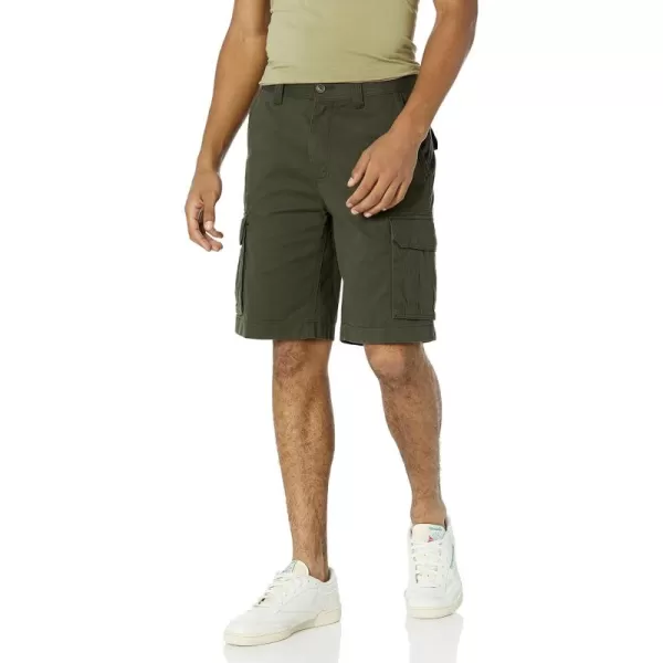 imageAmazon Essentials Mens ClassicFit Cargo Short Available in Big ampamp TallOlive