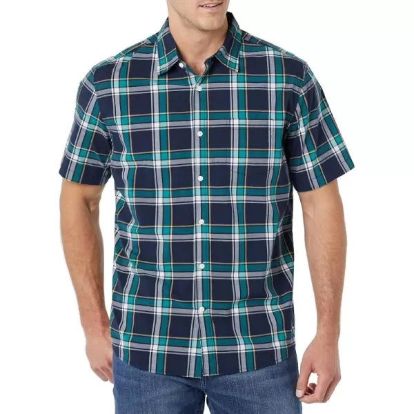 Green Navy Medium Plaid