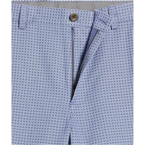 imageAmazon Essentials Mens ClassicFit 9quot Chino ShortBlue Geometric Print