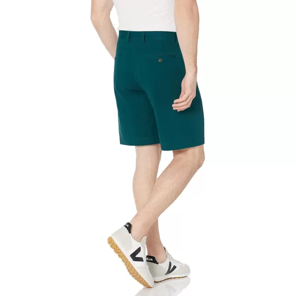 imageAmazon Essentials Mens ClassicFit 9quot Chino ShortDark Green