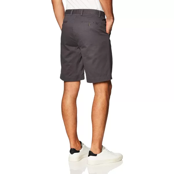 imageAmazon Essentials Mens ClassicFit 9quot Chino ShortGrey