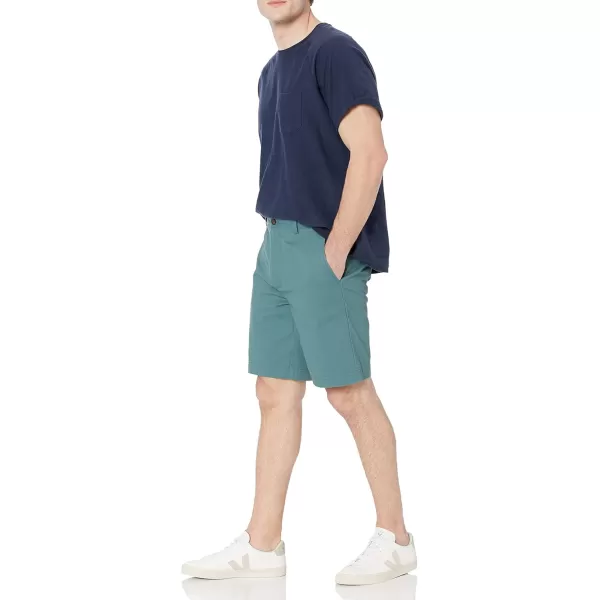 imageAmazon Essentials Mens ClassicFit 9quot Chino ShortSage Green