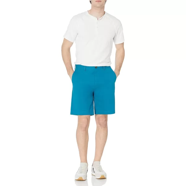 imageAmazon Essentials Mens ClassicFit 9quot Chino ShortTeal Blue