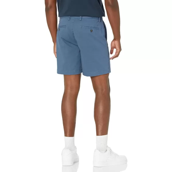 imageAmazon Essentials Mens SlimFit 7quot Chino ShortBlue