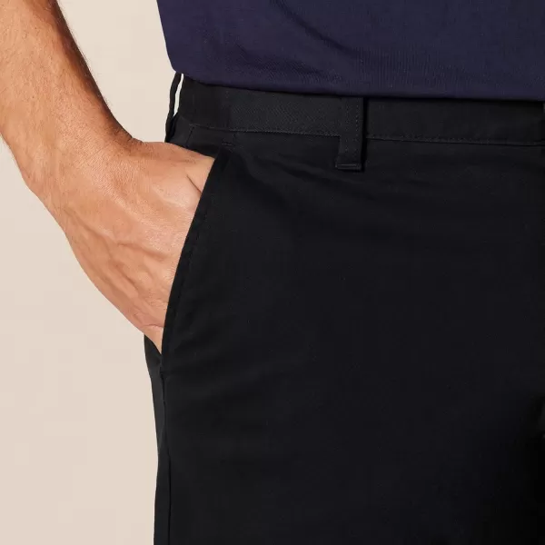 imageAmazon Essentials Mens SlimFit 9quot Stretch Chino ShortBlack