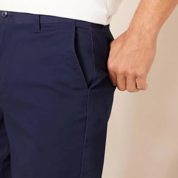 imageAmazon Essentials Mens SlimFit 9quot Stretch Chino ShortNavy