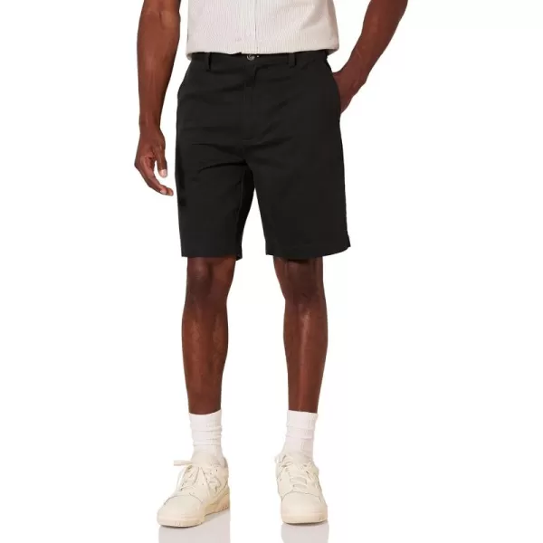 imageAmazon Essentials Mens ClassicFit 9quot Chino ShortBlack